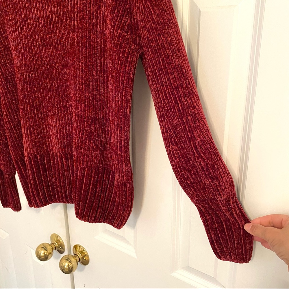 Cynthia Rowley Mock Neck Chenille Sweater - Picture 3 of 7